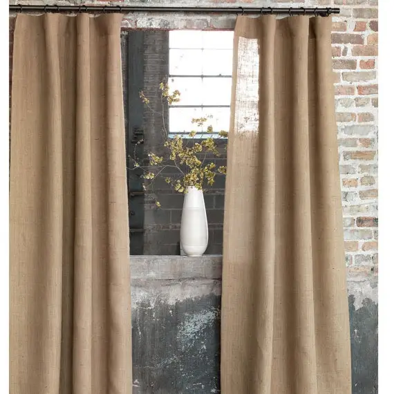 rèm vải canvas đẹp một màu