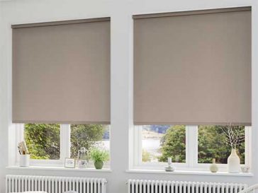 Rèm cuốn trơn có giá thành rẻ