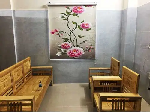 Rèm cuốn tranh 3D mẫu hoa Rèm cuốn tranh 3D mẫu hoa
