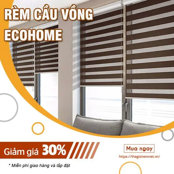 Khuyến mãi 30% rèm cầu vồng ECOHOME