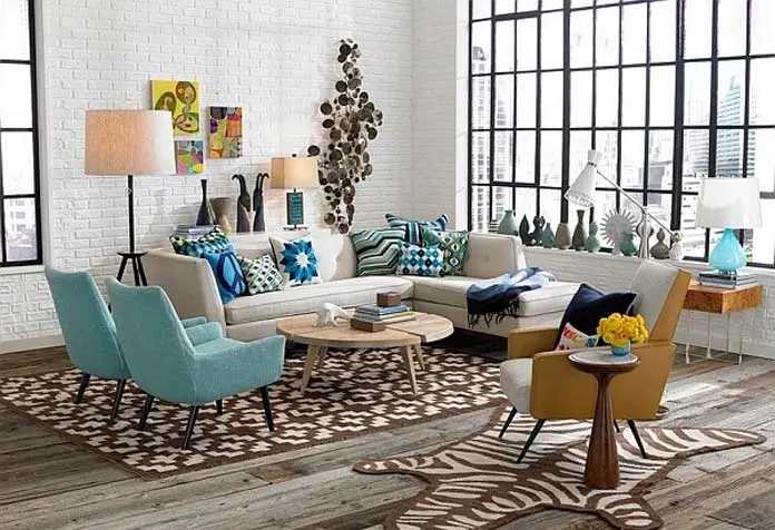 trang trí phòng khách với các chi tiết nhỏ