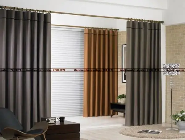 Rèm vải tráng cao su non 