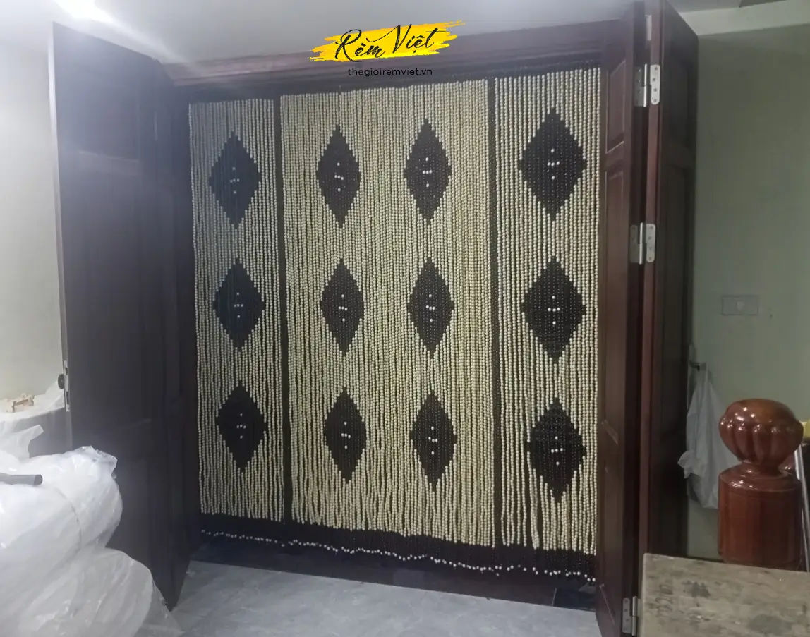 Rèm hạt gỗ-gỗ bồ đề 02