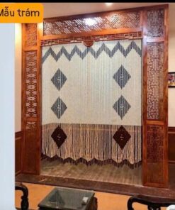 Rèm hạt gỗ mã RHG013