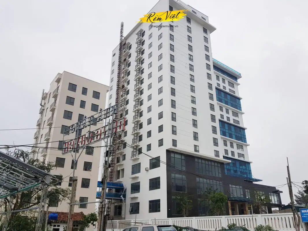 Thi công rèm Khách Sạn 5 Sao Vũ Phong III - Sầm Sơn Thanh Hóa