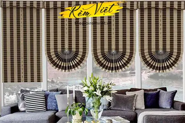 Mẫu rèm roman tự động 