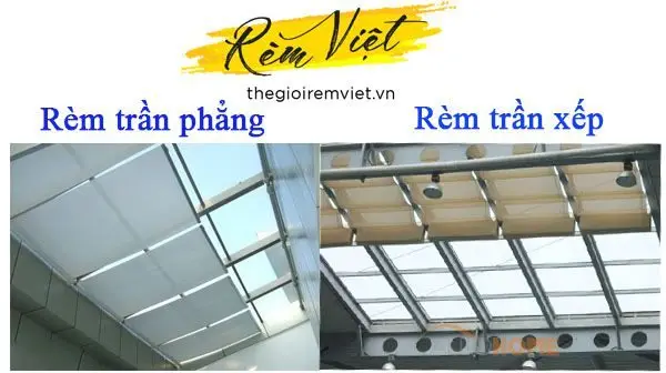 Mẫu rèm trần tự động