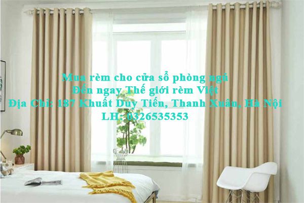 Mua rèm cửa sổ phòng ngủ giá rẻ chất lượng uy tín tại Hà Nội