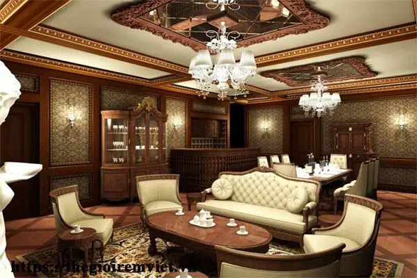 Phong cách nội thất Châu Âu cổ điển hoài niệm