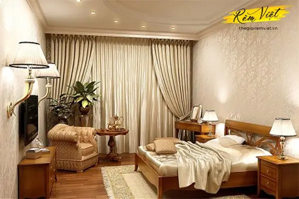 Rèm cửa vải mang phong cách tươi trẻ hiện đại