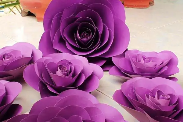 Cách làm những đồ vật bằng giấy đơn giản như hoa