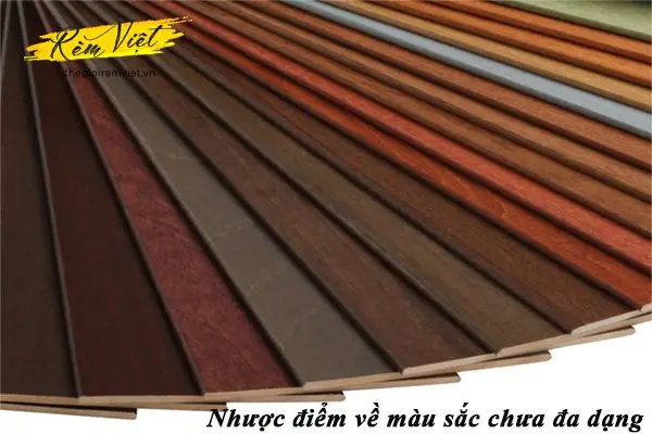 Nhược điểm của rèm sáo gỗ Nhược điểm của rèm sáo gỗ