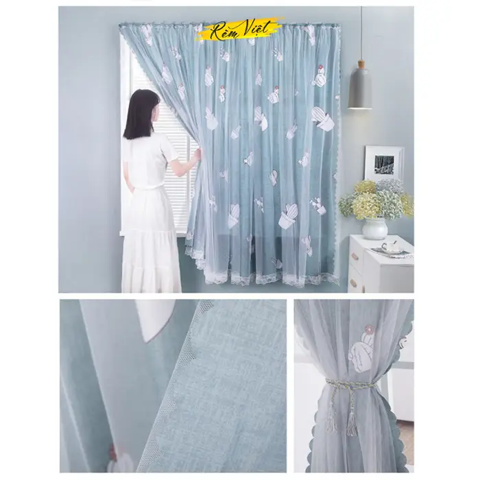 Cần lưu ý khi giặt các mẫu rèm dán để rèm luôn bền đẹp