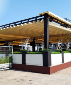 Bạt mái xếp lớn