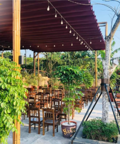 Bạt mái xếp lớn