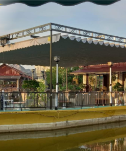 Bạt mái xếp lớn