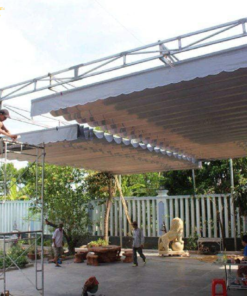 Bạt mái xếp lớn