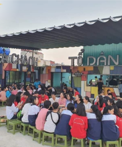 Bạt mái xếp lớn