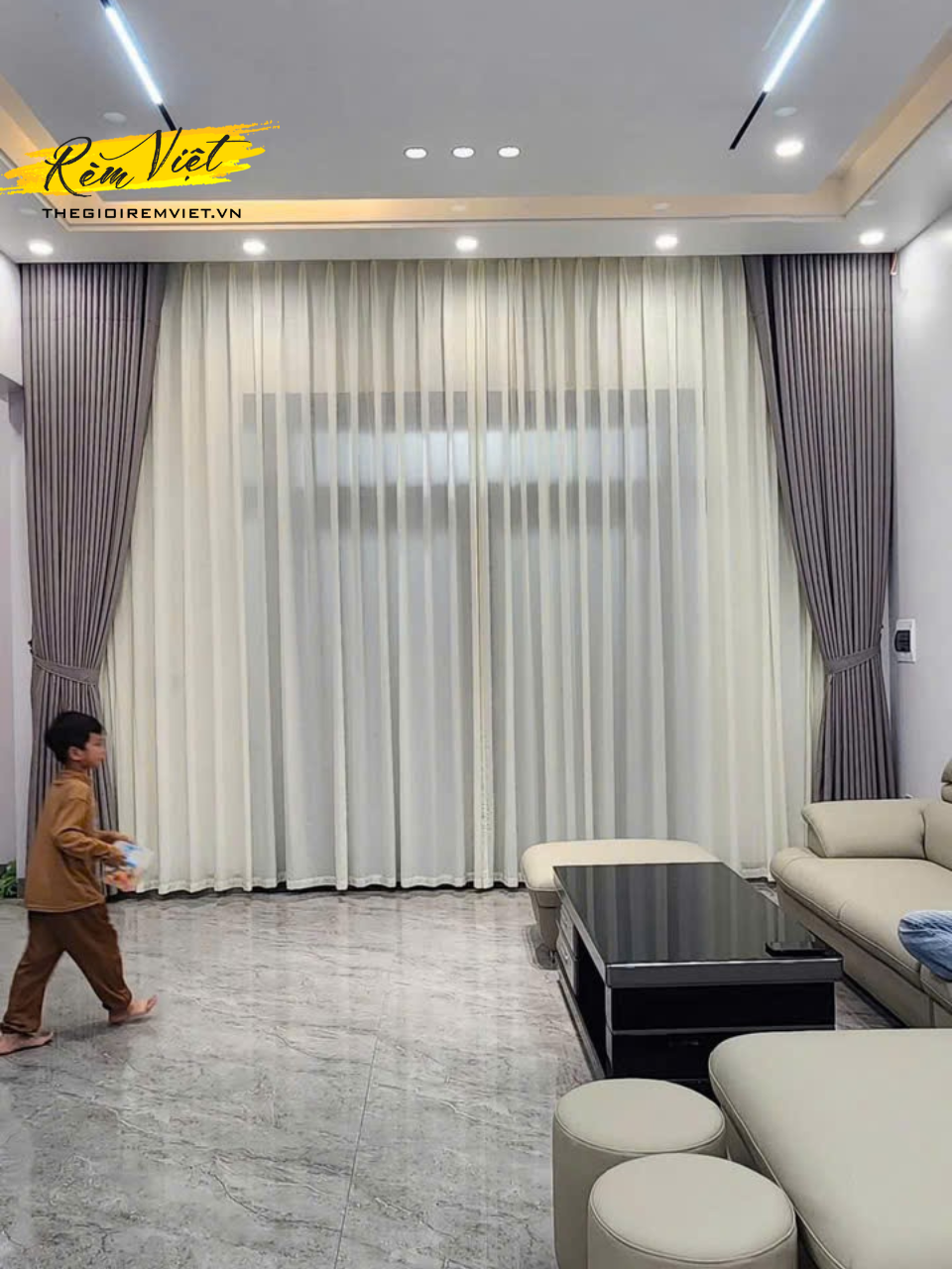 rèm vải voan