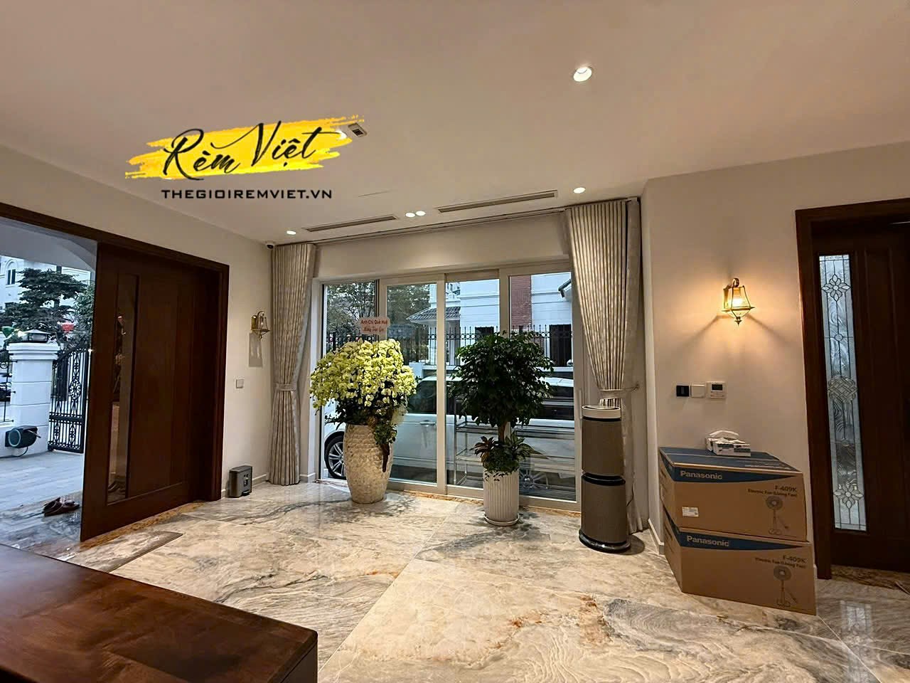 rèm vải chống nắng