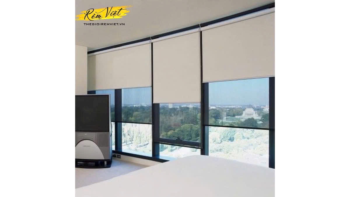Top 8 mẫu rèm cuốn chống nắng đẹp, hiện đại cho mọi không gian